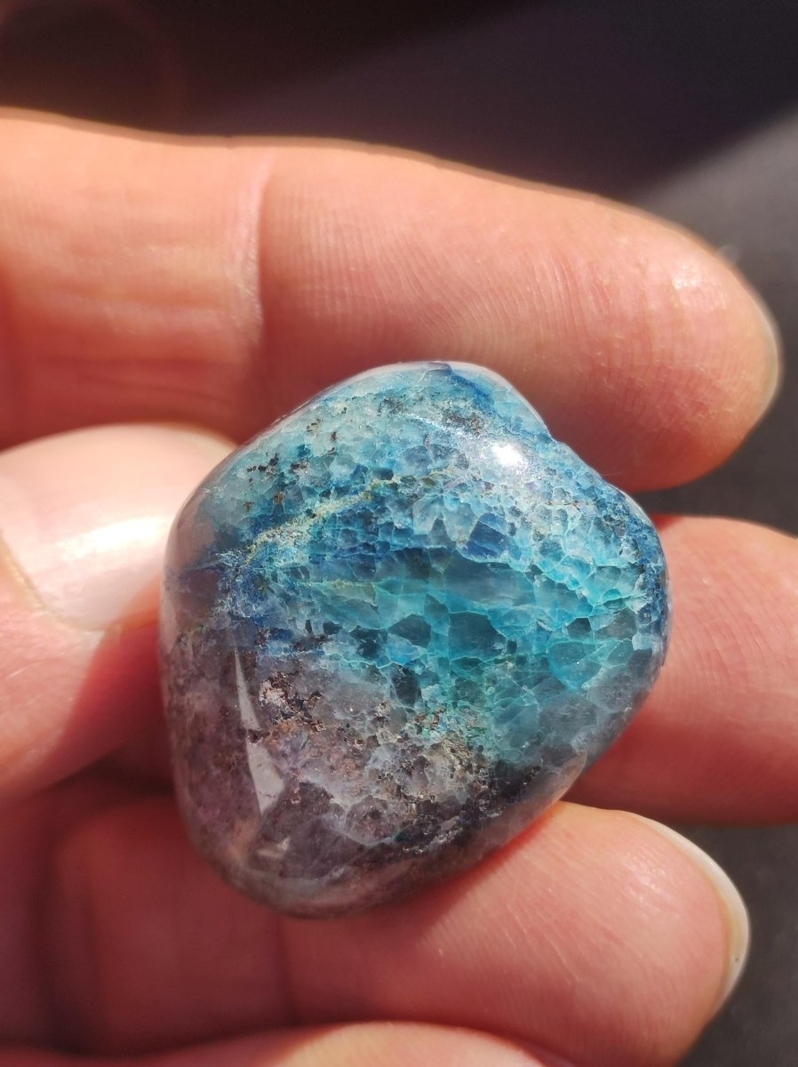 Quantum Quattro Chrysocoll Shattuckit Quarz Azurit blau Natur Heilstein Meditation Ritual Indianer Schamanen Edelstein Mineral Sammler - Art of Nature Berlin