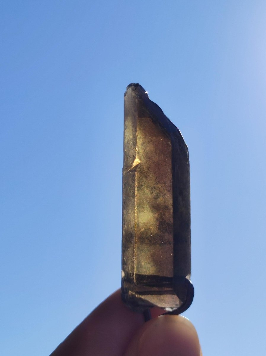 Rauchquarz Spitze Edelstein Kette Anhänger Heilstein Natur Heilstein Anhänger Mann Frau Mutter Tochter Sohn Bruder Schwester Geschenk Er Sie - Art of Nature Berlin