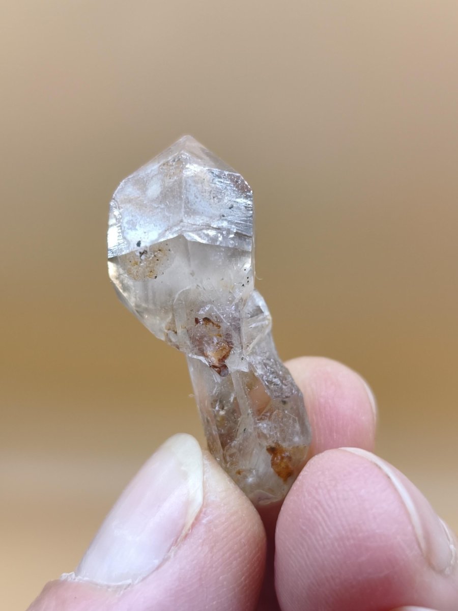 Rauchquarz Zepter Kristall – Natürlicher Scepter Quartz mit transparenter Spitze – 25 mm Kristall Stufe Sammler Unikat Geschenk Heilstein - Art of Nature Berlin