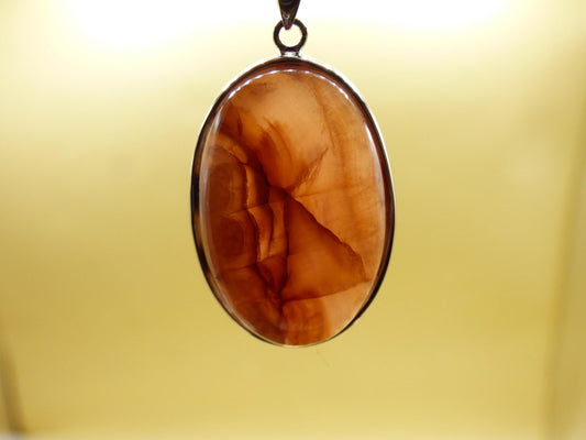 Rhodochrosit AAA - 925 Silber Edelstein Kette rosa pink Cabochon Heilstein Er Sie Mann Frau Geschenk Glück Anhänger Natur Unikat Schmuck - Art of Nature Berlin