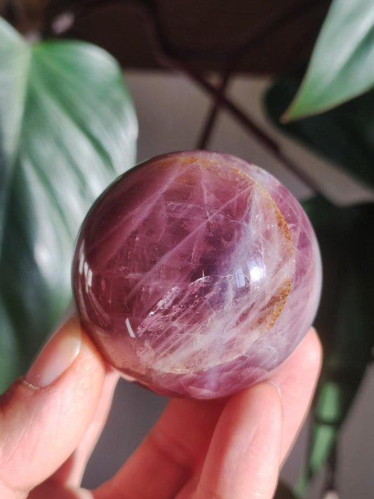 Rosa Pink Amethyst - Edelstein Kugel Deko Sphere Massage Kristall Meditation Heilstein Frau Mann Geschenk Er Sie Haus Energie Wohn - Art of Nature Berlin