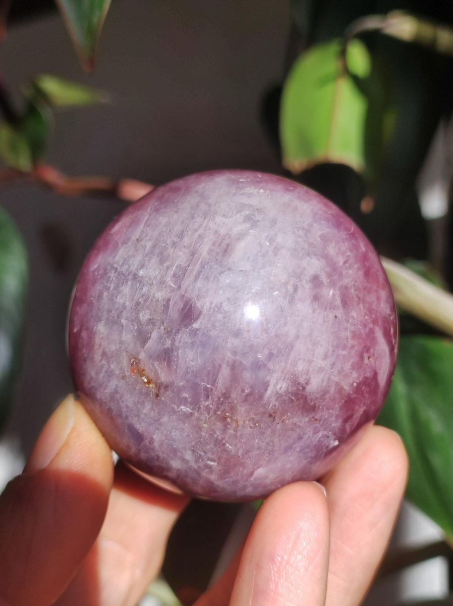 Rosa Pink Amethyst - Edelstein Kugel Deko Sphere Massage Kristall Meditation Heilstein Frau Mann Geschenk Er Sie Haus Energie Wohn - Art of Nature Berlin