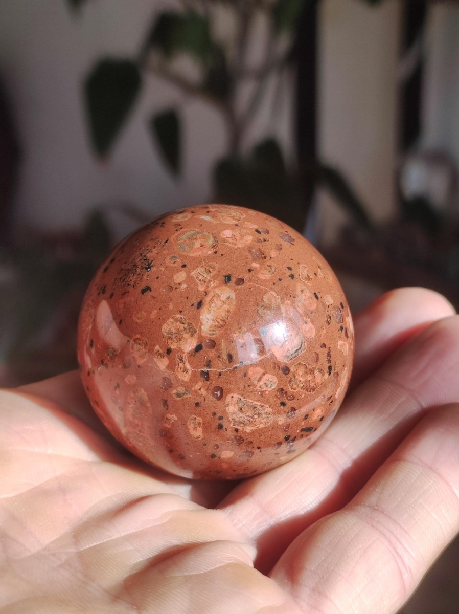 Rosophia *Rarität* ~ Magische Edelstein Kugel Massage & Deko Sphere Crystal Spielkugel Meditation ~HIPPIE~GOA ~Boho~Heilstein~Naturschatz - Art of Nature Berlin