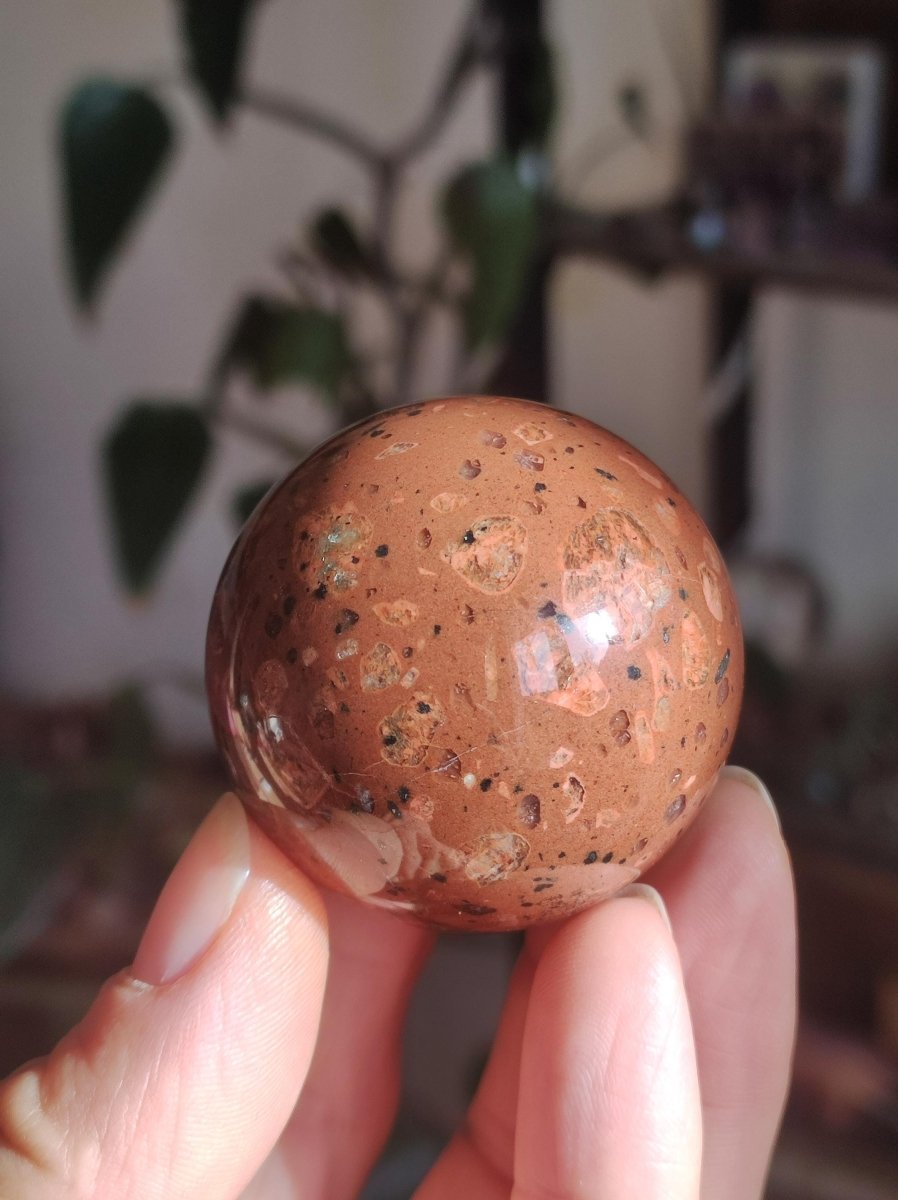 Rosophia *Rarität* ~ Magische Edelstein Kugel Massage & Deko Sphere Crystal Spielkugel Meditation ~HIPPIE~GOA ~Boho~Heilstein~Naturschatz - Art of Nature Berlin