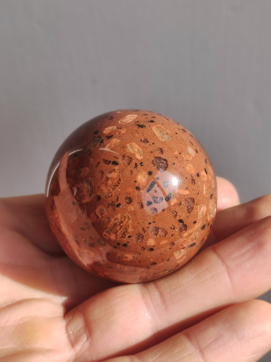 Rosophia *Rarität* ~ Magische Edelstein Kugel Massage & Deko Sphere Crystal Spielkugel Meditation ~HIPPIE~GOA ~Boho~Heilstein~Naturschatz - Art of Nature Berlin