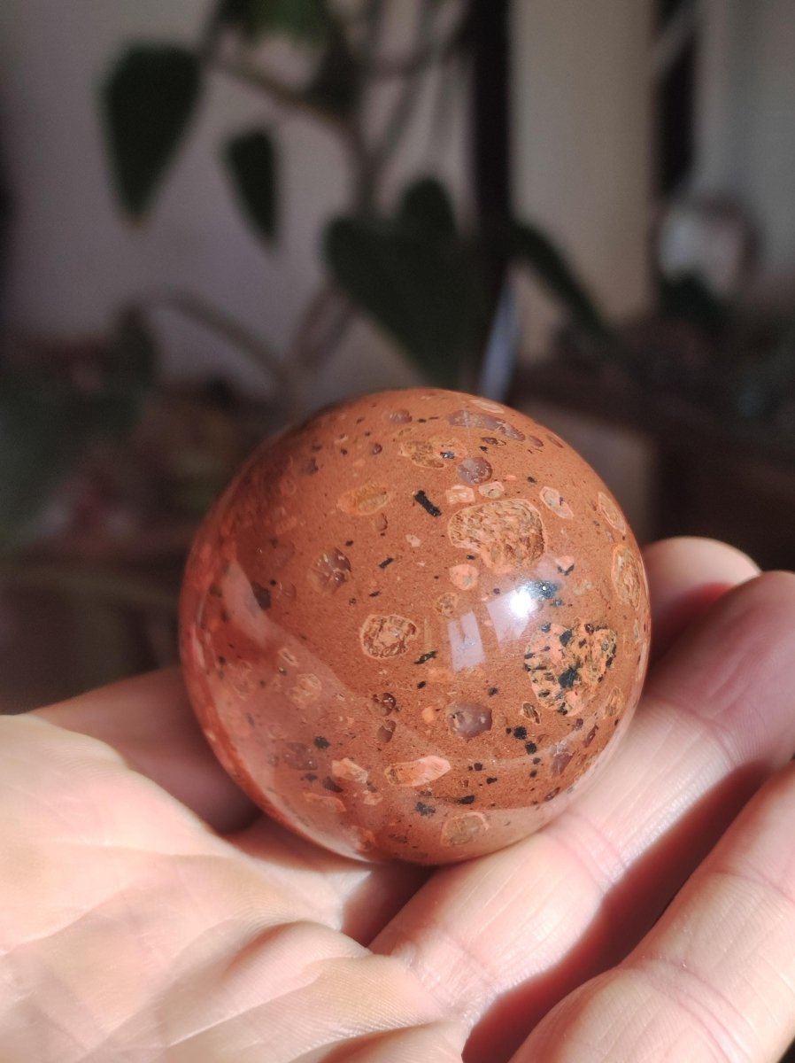 Rosophia *Rarität* ~ Magische Edelstein Kugel Massage & Deko Sphere Crystal Spielkugel Meditation ~HIPPIE~GOA ~Boho~Heilstein~Naturschatz - Art of Nature Berlin