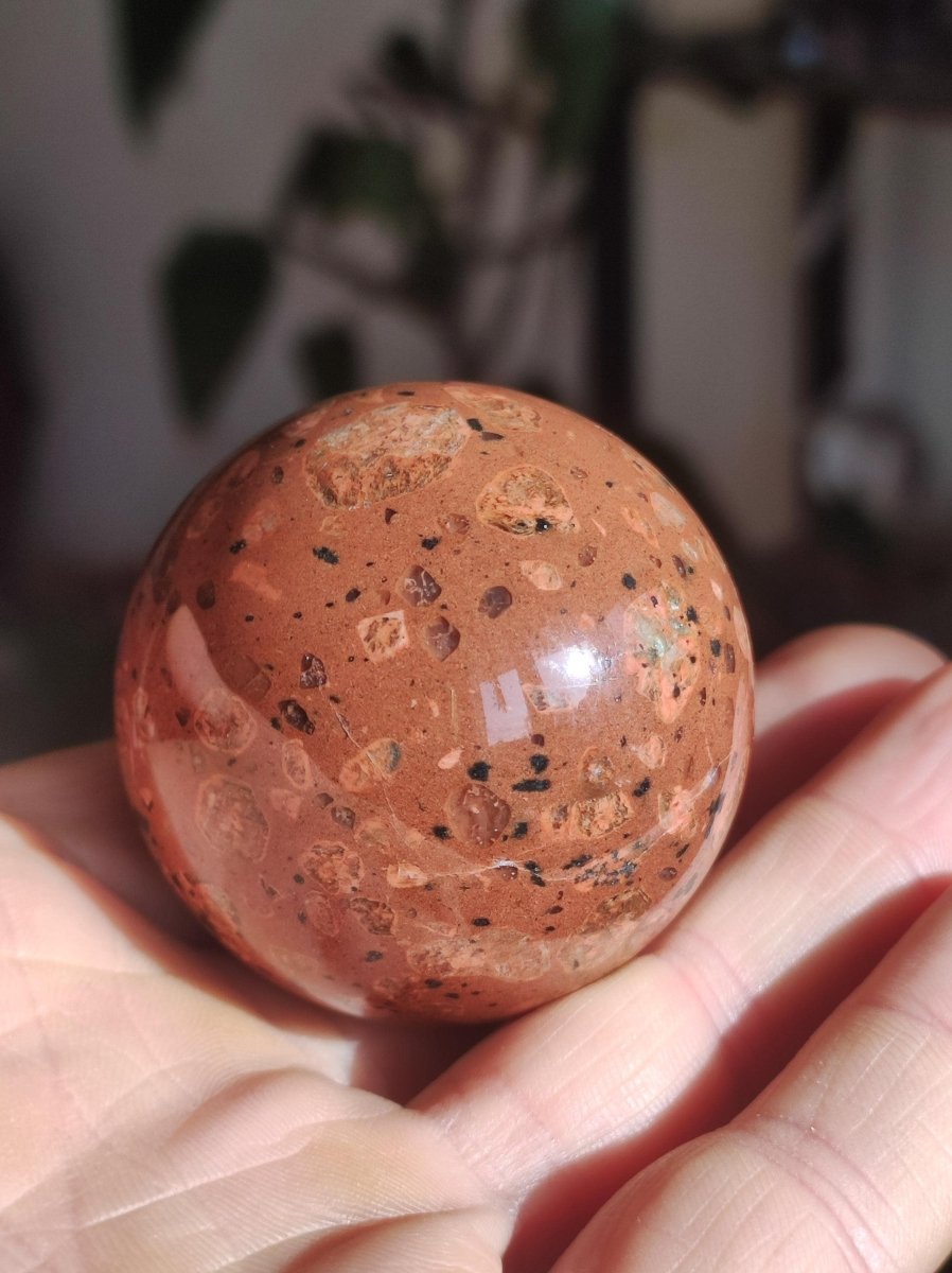 Rosophia *Rarität* ~ Magische Edelstein Kugel Massage & Deko Sphere Crystal Spielkugel Meditation ~HIPPIE~GOA ~Boho~Heilstein~Naturschatz - Art of Nature Berlin