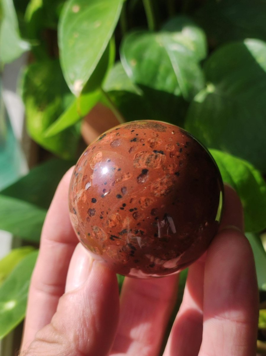 Rosophia *Rarität* ~ Magische Edelstein Kugel Massage & Deko Sphere Crystal Spielkugel Meditation ~HIPPIE~GOA ~Boho~Heilstein~Naturschatz - Art of Nature Berlin