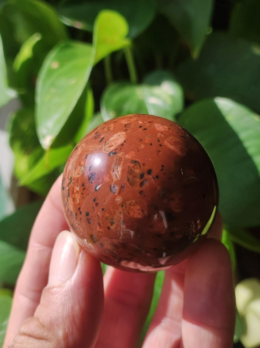 Rosophia *Rarität* ~ Magische Edelstein Kugel Massage & Deko Sphere Crystal Spielkugel Meditation ~HIPPIE~GOA ~Boho~Heilstein~Naturschatz - Art of Nature Berlin