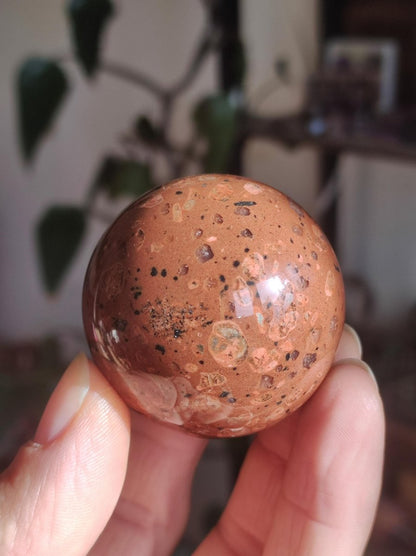 Rosophia *Rarität* ~ Magische Edelstein Kugel Massage & Deko Sphere Crystal Spielkugel Meditation ~HIPPIE~GOA ~Boho~Heilstein~Naturschatz - Art of Nature Berlin