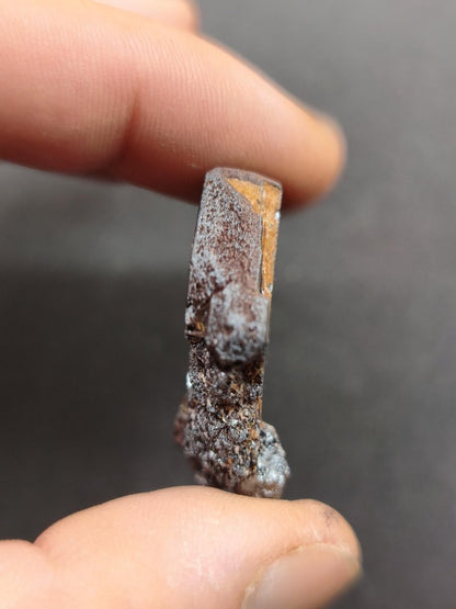 Rutil Hämatit Kristall Stufe 35 mm Brasilien AAA | Goldene Rutilsterne auf schwarzem Hämatit | Natürliche Edelsteine Sammler Mineralien Deko - Art of Nature Berlin