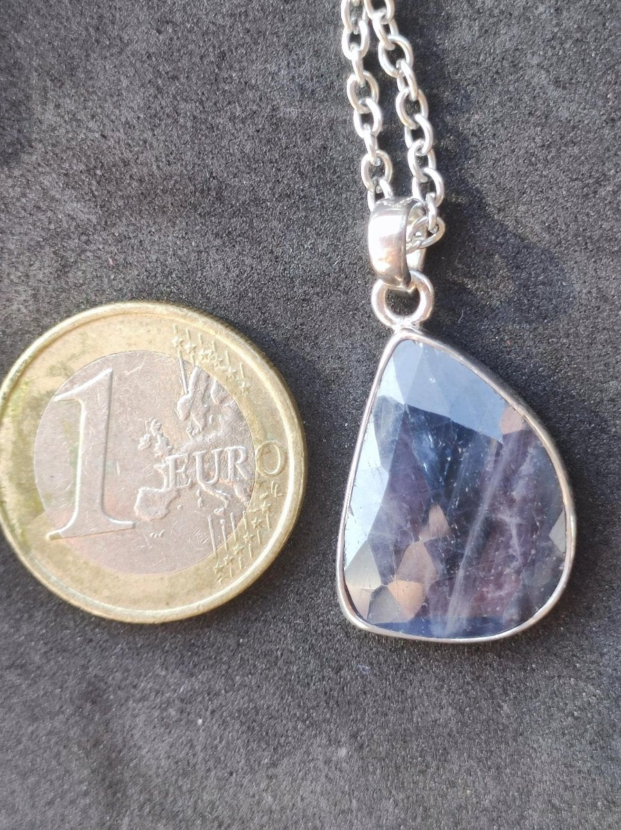 Saphir - Edelstein Kette 925 Sterling Silber Blau - Edler Frau Mann Schmuck Filigran Hochzeitstag Geburtstag Geschenk Heilstein Rarität blau - Art of Nature Berlin