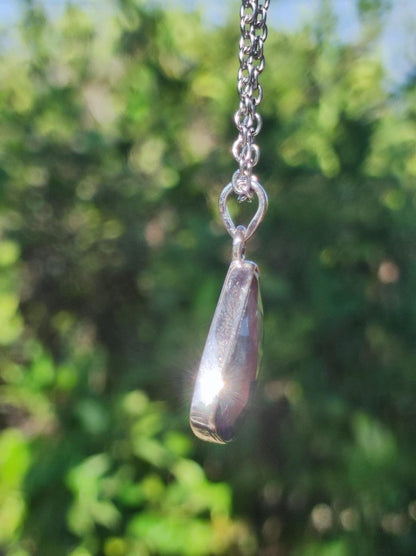 Saphir - Edelstein Kette 925 Sterling Silber Blau - Edler Frau Mann Schmuck Filigran Hochzeitstag Geburtstag Geschenk Heilstein Rarität blau - Art of Nature Berlin