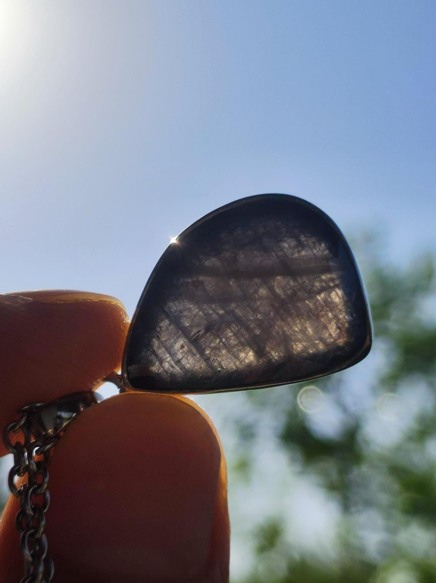 Saphir - Edelstein Kette 925 Sterling Silber Blau - Edler Frau Mann Schmuck Filigran Hochzeitstag Geburtstag Geschenk Heilstein Rarität blau - Art of Nature Berlin