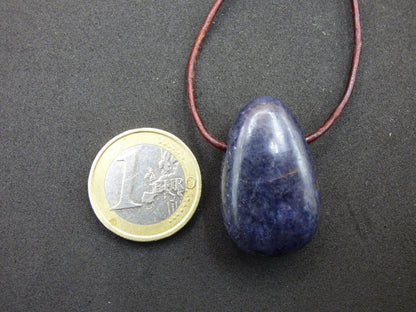 Saphir - Edelstein Kette Heilstein blau Natur Geschenk Mann Frau Er Sie Vater Sohn Mutter Glück Energie Chakra Schutz Rarität Selten Sammler - Art of Nature Berlin