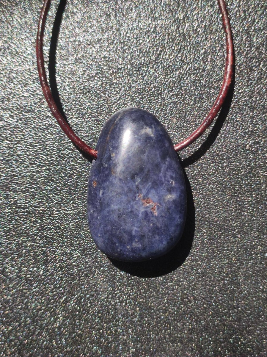 Saphir - Edelstein Kette Heilstein blau Natur Geschenk Mann Frau Er Sie Vater Sohn Mutter Glück Energie Chakra Schutz Rarität Selten Sammler - Art of Nature Berlin