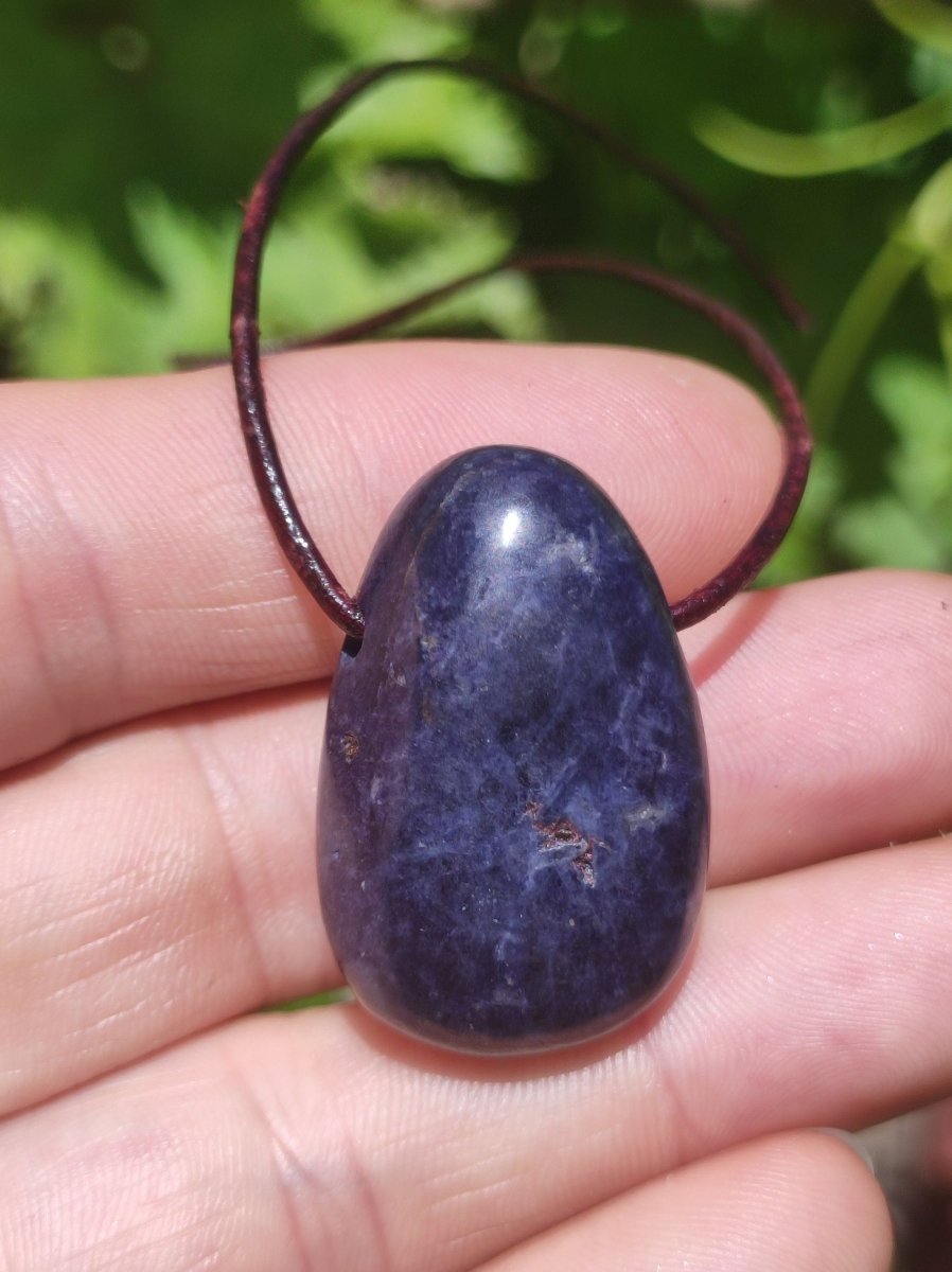 Saphir - Edelstein Kette Heilstein blau Natur Geschenk Mann Frau Er Sie Vater Sohn Mutter Glück Energie Chakra Schutz Rarität Selten Sammler - Art of Nature Berlin