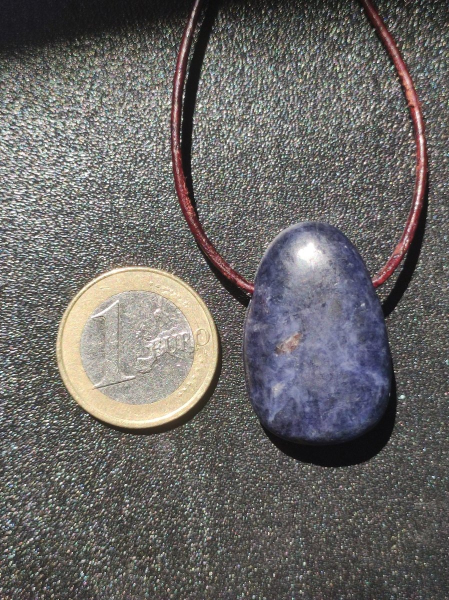 Saphir - Edelstein Kette Heilstein blau Natur Geschenk Mann Frau Er Sie Vater Sohn Mutter Glück Energie Chakra Schutz Rarität Selten Sammler - Art of Nature Berlin