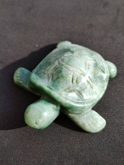 Schildkröten ~ Jade (Burma) Figur ~ Magisch Edelstein & Deko Crystal Meditation HIPPIE GOA Boho Ethno Heilstein - Art of Nature Berlin