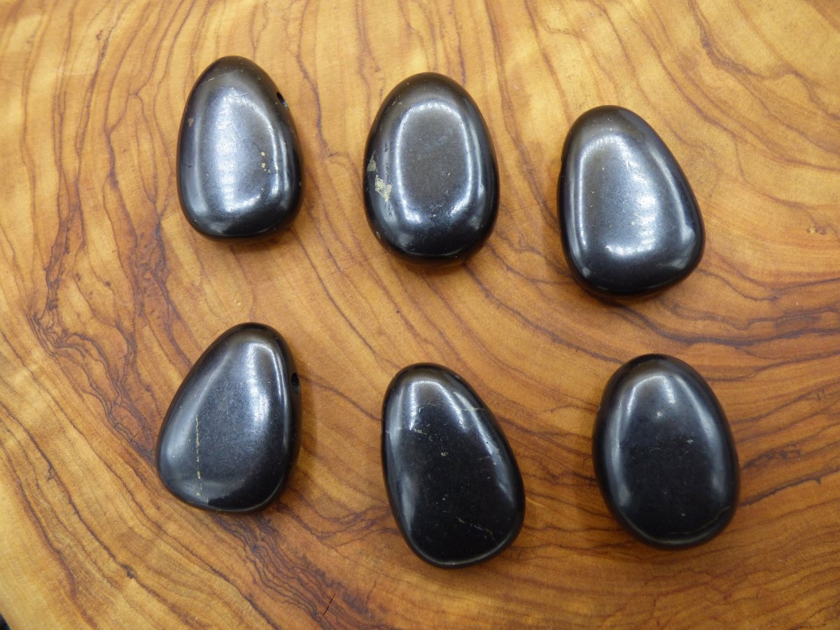 Schungit Shungite ~ Edelstein Kette ~HIPPIE ~GOA ~Boho ~Tibet ~Ethno ~Nature ~Donut ~Schutzsymbol ~Heilstein - Art of Nature Berlin