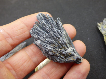 schwarzer Cyanit Kyanit Fächercyanit Sammler roh Stufen Rarität Edelstein Deko Kristall Heilstein Mineral Energie Natur Meditation Geschenk - Art of Nature Berlin