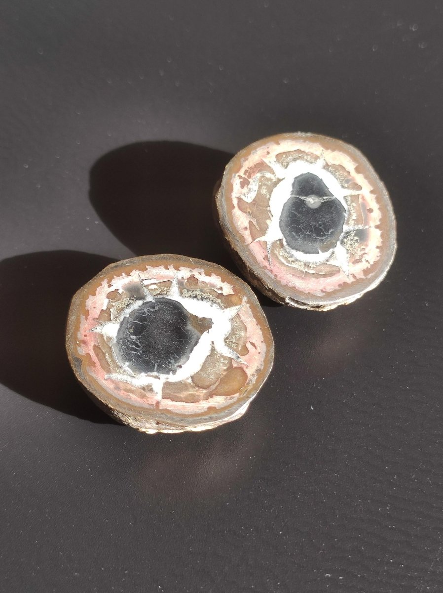 Septarie / Septischer Knoten - Edelstein Roh schwarz braun Nuss Deko Sammler Marokko Geschenk Kristall Heilstein Er Sie Freundin Unikat - Art of Nature Berlin