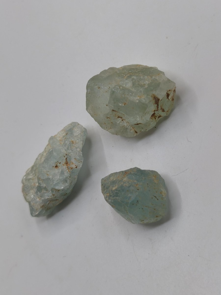 SET Aquamarin A - LOT Sammler Stufen Rarität ~ Magische Edelstein Deko Kristall Heilstein Mineral Kollektion Energie Natur - Art of Nature Berlin