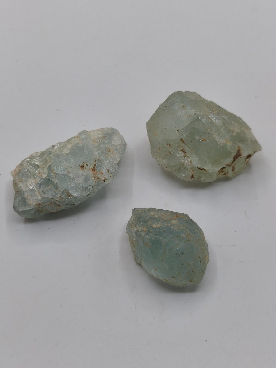 SET Aquamarin A - LOT Sammler Stufen Rarität ~ Magische Edelstein Deko Kristall Heilstein Mineral Kollektion Energie Natur - Art of Nature Berlin