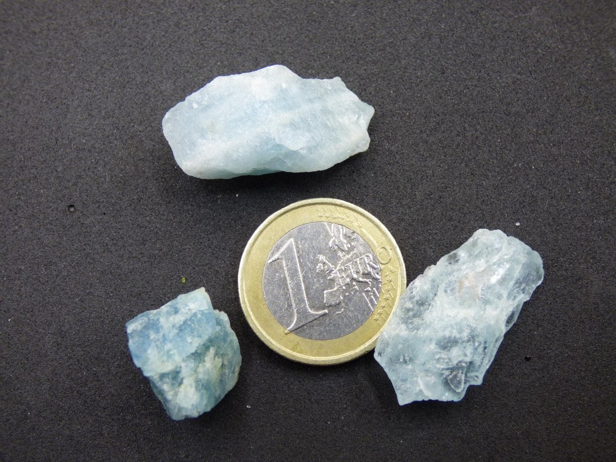 SET Aquamarin A - LOT Sammler Stufen Rarität ~ Magische Edelstein Deko Kristall Heilstein Mineral Kollektion Energie Natur - Art of Nature Berlin