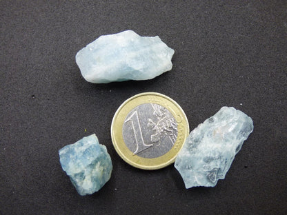 SET Aquamarin A - LOT Sammler Stufen Rarität ~ Magische Edelstein Deko Kristall Heilstein Mineral Kollektion Energie Natur - Art of Nature Berlin