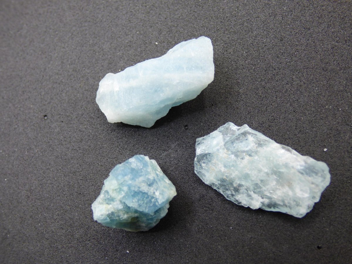 SET Aquamarin A - LOT Sammler Stufen Rarität ~ Magische Edelstein Deko Kristall Heilstein Mineral Kollektion Energie Natur - Art of Nature Berlin