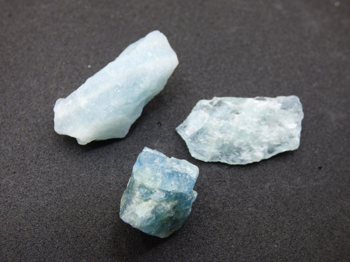 SET Aquamarin A - LOT Sammler Stufen Rarität ~ Magische Edelstein Deko Kristall Heilstein Mineral Kollektion Energie Natur - Art of Nature Berlin