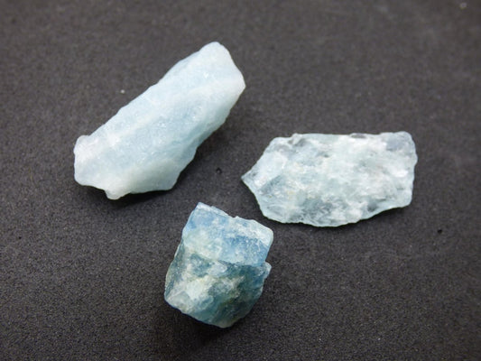 SET Aquamarin A - LOT Sammler Stufen Rarität ~ Magische Edelstein Deko Kristall Heilstein Mineral Kollektion Energie Natur - Art of Nature Berlin