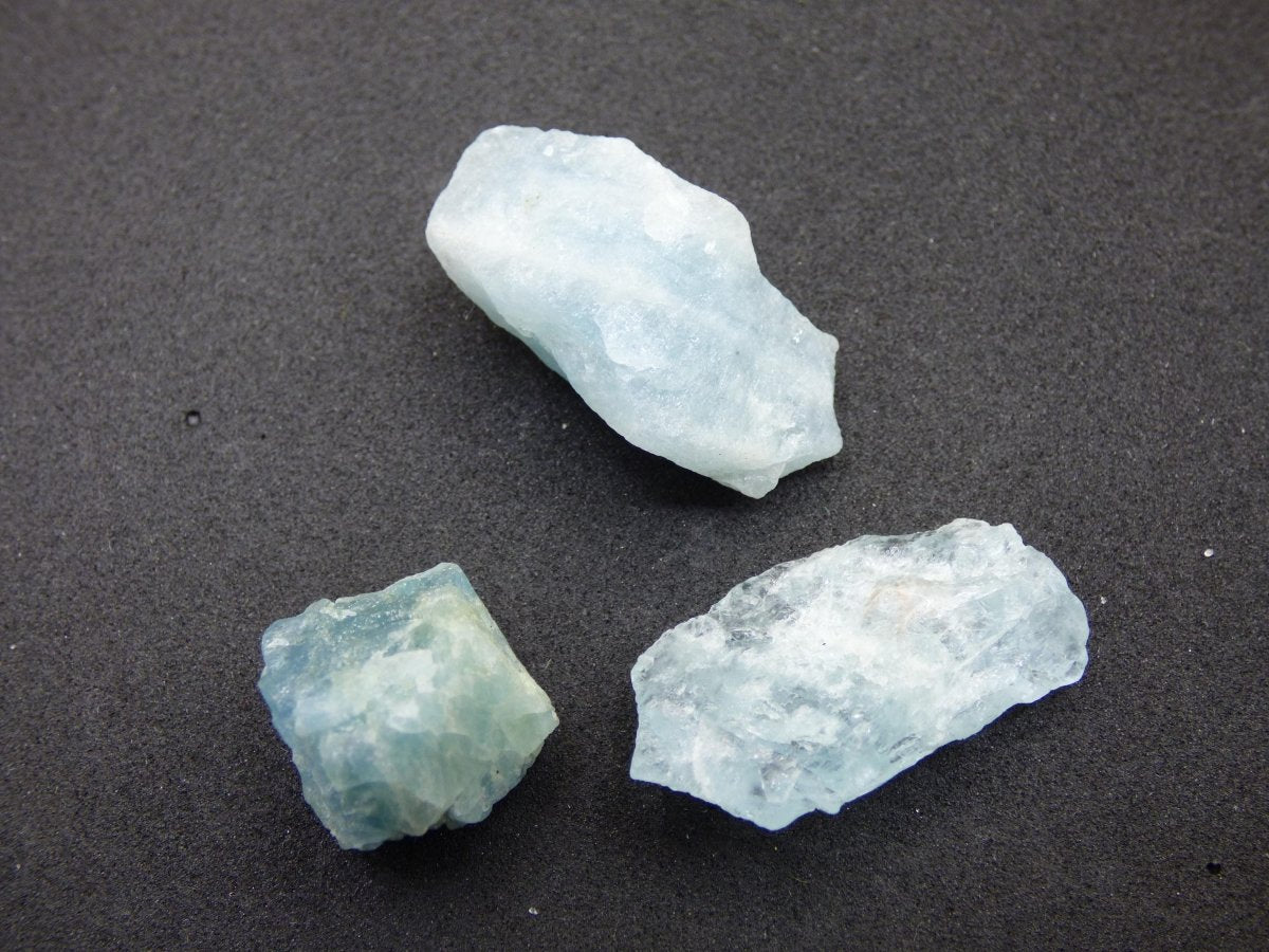 SET Aquamarin A - LOT Sammler Stufen Rarität ~ Magische Edelstein Deko Kristall Heilstein Mineral Kollektion Energie Natur - Art of Nature Berlin