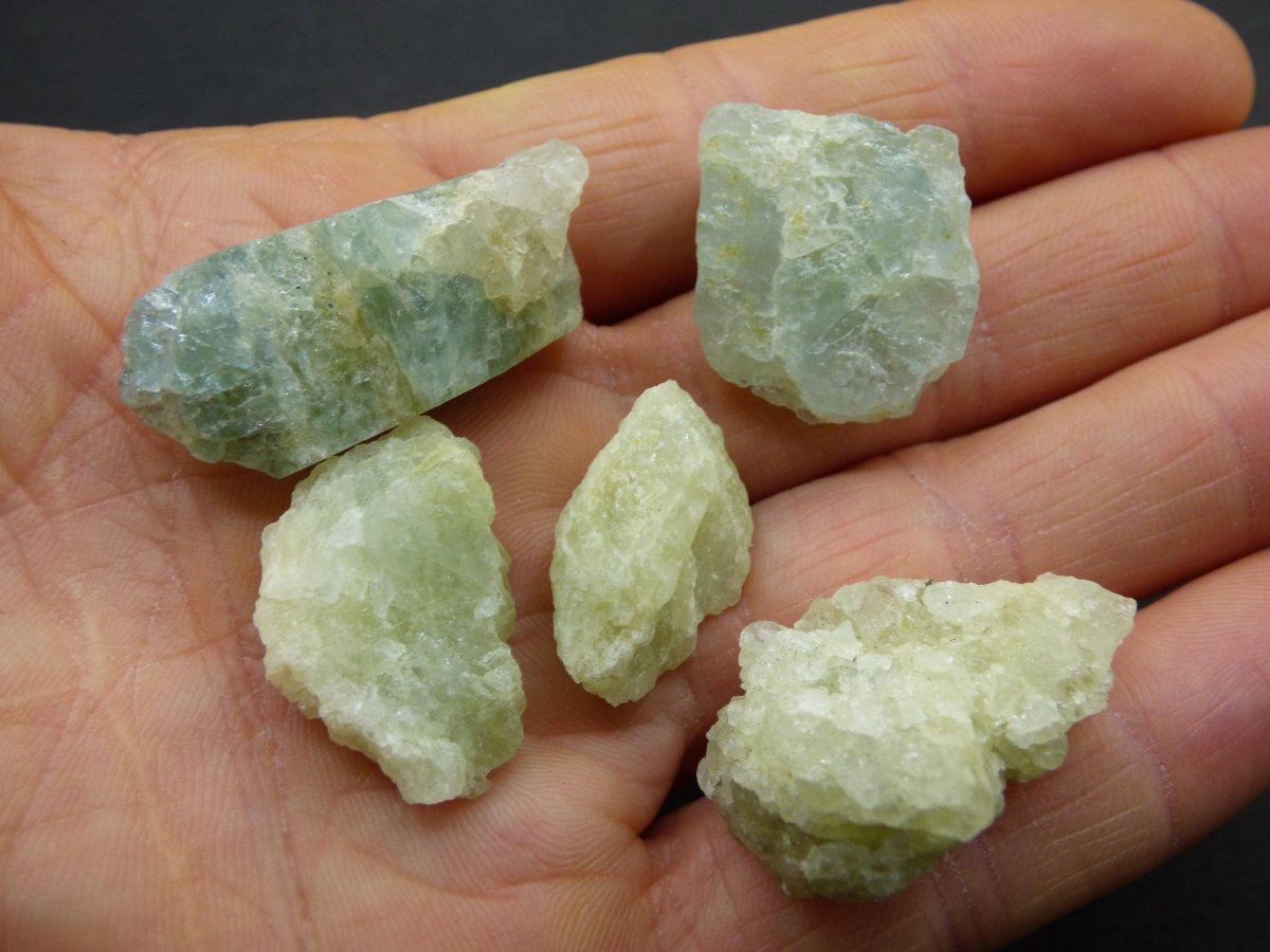 SET Heliodor Beryl A - LOT Sammler Stufen Rarität ~ Magische Edelstein Deko Kristall Heilstein Mineral Kollektion Energie Natur - Art of Nature Berlin