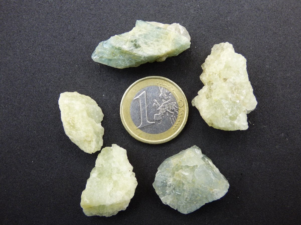 SET Heliodor Beryl A - LOT Sammler Stufen Rarität ~ Magische Edelstein Deko Kristall Heilstein Mineral Kollektion Energie Natur - Art of Nature Berlin