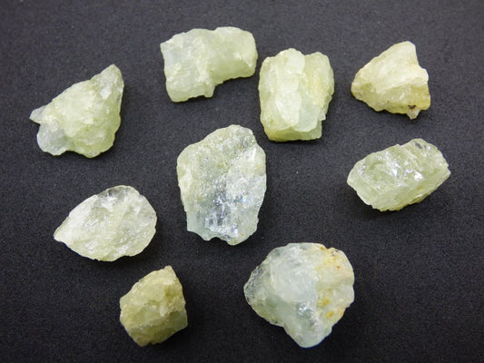 SET Heliodor Beryl A - LOT Sammler Stufen Rarität ~ Magische Edelstein Deko Kristall Heilstein Mineral Kollektion Energie Natur - Art of Nature Berlin