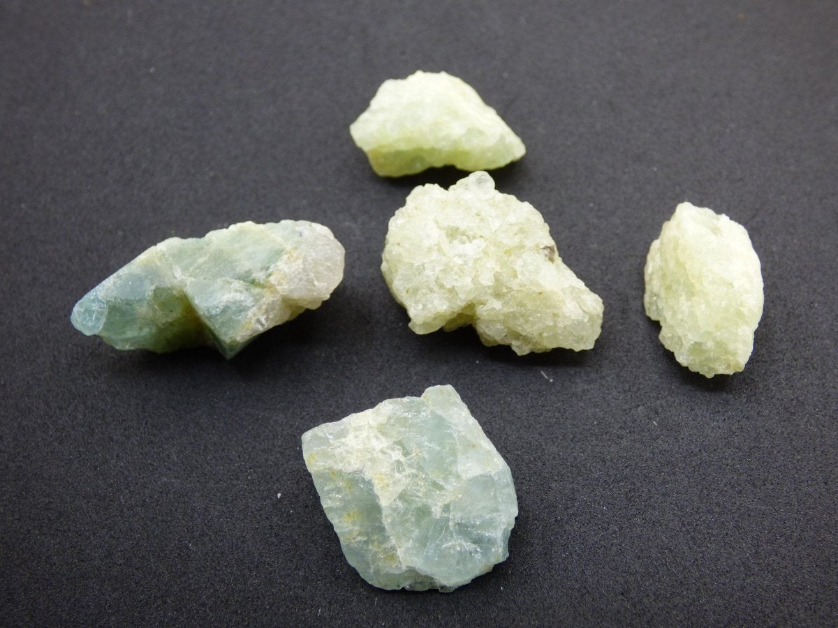 SET Heliodor Beryl A - LOT Sammler Stufen Rarität ~ Magische Edelstein Deko Kristall Heilstein Mineral Kollektion Energie Natur - Art of Nature Berlin