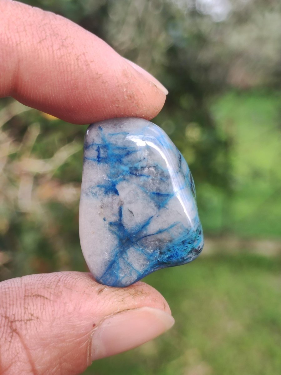 Shattuckit - Chrysocoll Dekostein Smmler Stufe blau Natur Heilstein Meditation Ritual Indianer Schamanen Edelstein Mineral Sammler - Art of Nature Berlin