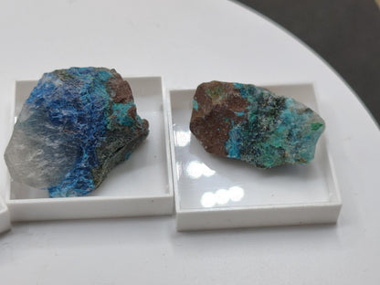 Shattuckit / Dioptas / Chrysokoll – Kaokoveld, Namibia – Stufen zur Wahl Sammler roh Mineralien Kristalle Stufe Geschenk - Art of Nature Berlin