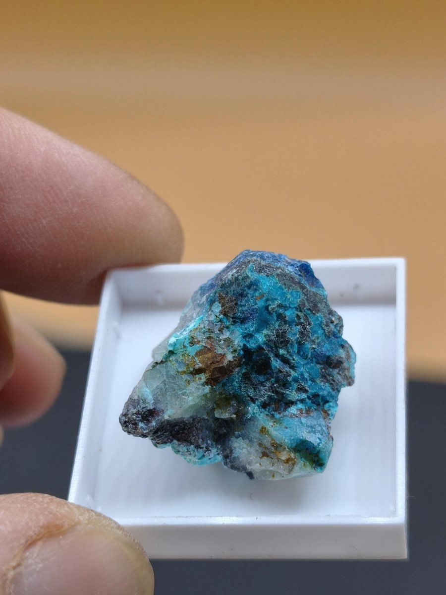 Shattuckit / Dioptas / Chrysokoll – Kaokoveld, Namibia – Stufen zur Wahl Sammler roh Mineralien Kristalle Stufe Geschenk - Art of Nature Berlin