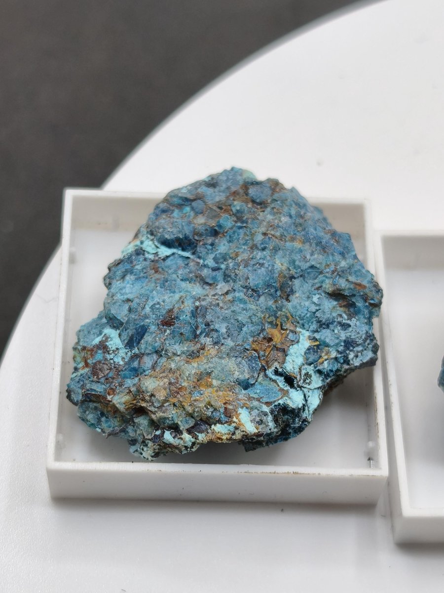 Shattuckit / Dioptas / Chrysokoll – Kaokoveld, Namibia – Stufen zur Wahl Sammler roh Mineralien Kristalle Stufe Geschenk - Art of Nature Berlin