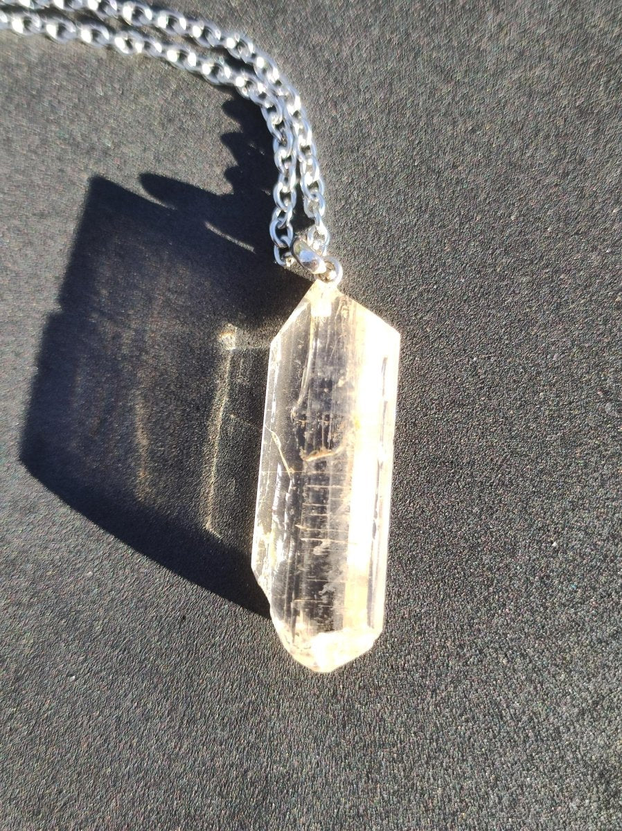 Skapolith AAA *Rarität* (gelber Wernerit)~ 925 Sterling Silber ~ Edelstein Kette ~HIPPIE ~GOA ~Boho ~Ethno ~Nature ~Heilstein - Art of Nature Berlin