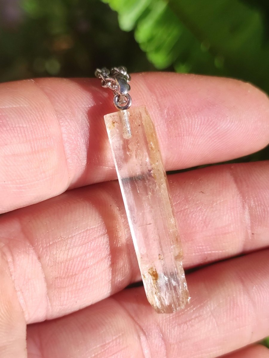 Skapolith AAA *Rarität* (gelber Wernerit)~ 925 Sterling Silber ~ Edelstein Kette ~HIPPIE ~GOA ~Boho ~Ethno ~Nature ~Heilstein - Art of Nature Berlin