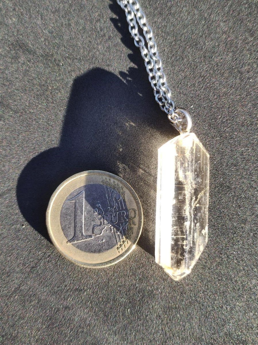 Skapolith AAA *Rarität* (gelber Wernerit)~ 925 Sterling Silber ~ Edelstein Kette ~HIPPIE ~GOA ~Boho ~Ethno ~Nature ~Heilstein - Art of Nature Berlin