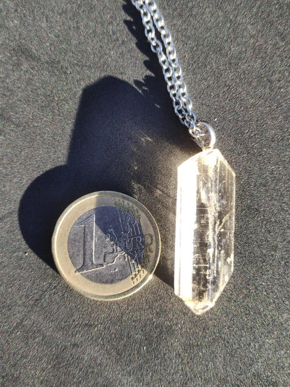 Skapolith AAA *Rarität* (gelber Wernerit)~ 925 Sterling Silber ~ Edelstein Kette ~HIPPIE ~GOA ~Boho ~Ethno ~Nature ~Heilstein - Art of Nature Berlin