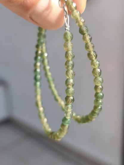 Smaragd 4mm facettiert - Edelstein Armband grün 925 Natürlich echt Heilstein Energie Echt Rarität Schmuck Frau Mann Er Sie Mutter Geschenk - Art of Nature Berlin
