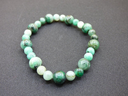 Smaragd Emerald AAA Edelstein Armband Rarität echt edel hochwertig Damen Schmuck Geschenk Frau Mann Unisex grün natur Boho Hippie Schmuck - Art of Nature Berlin