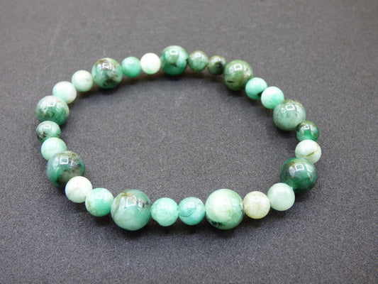 Smaragd Emerald AAA Edelstein Armband Rarität echt edel hochwertig Damen Schmuck Geschenk Frau Mann Unisex grün natur Boho Hippie Schmuck - Art of Nature Berlin