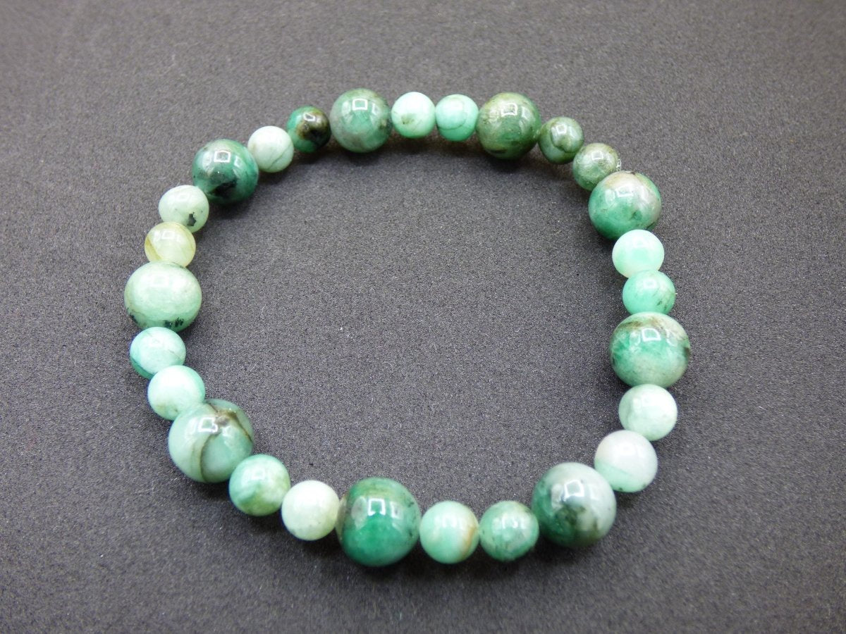 Smaragd Emerald AAA Edelstein Armband Rarität echt edel hochwertig Damen Schmuck Geschenk Frau Mann Unisex grün natur Boho Hippie Schmuck - Art of Nature Berlin